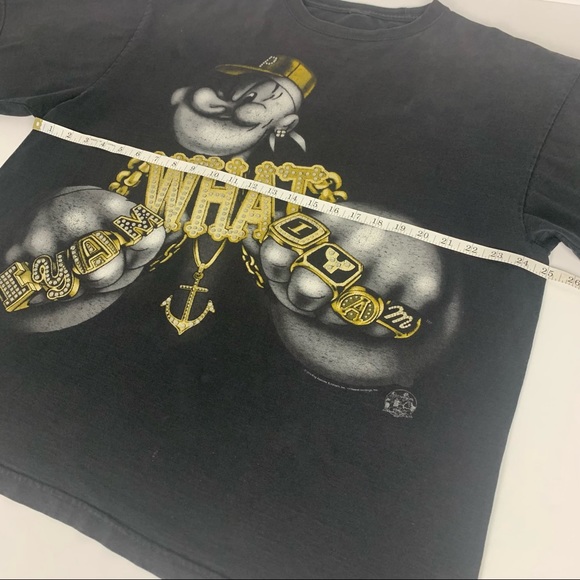 Y2K Popeye King Features Syndicate distressed T-Shirt Size XL/XXL? - Picture 4 of 12